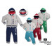 Спортивный костюм для мальчика SPORTY MDM 3-7 лет (толстовка, брюки) зеленый 