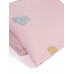 Плед вязанный Ma Licorne 1х1 м. "Ame" Rose/gris