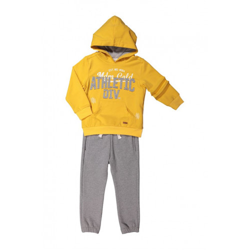 Спортивный костюм для мальчика ATHLETIC DIV 3-7 лет (толстовка, брюки) желтый Спортивный костюм для мальчика ATHLETIC DIV 3-7 лет (толстовка, брюки) желтый
