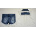 Костюм для девочки (блуза, майка, шорты) Костюм для девочки (блуза, майка, шорты)