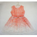 Платье шифоновое светло-коралловое 