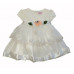 Платье праздничное с бабочками и розой
