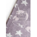 Плед вязаный Ma Licorne 1х1 м. "La petite Licorne" violet (фиолетовый) 
