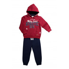 Спортивный костюм для мальчика ATHLETIC DIV 3-7 лет (толстовка, брюки) бордовый