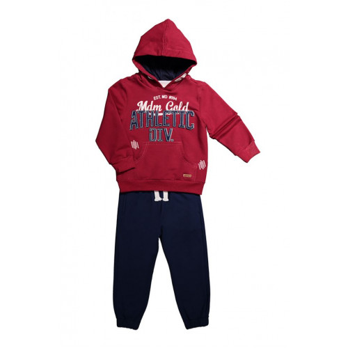 Спортивный костюм для мальчика ATHLETIC DIV 3-7 лет (толстовка, брюки) бордовый Спортивный костюм для мальчика ATHLETIC DIV 3-7 лет (толстовка, брюки) бордовый