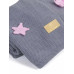 Плед вязанный Ma Licorne 1х1 м. "Asterie" Gris