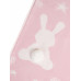 Плед вязаный Ma Licorne 1х1 м. "Lapin" Rose (розовый) 