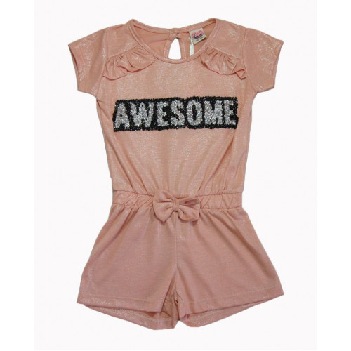 Комбинезон-шорты Awesome 3-7 лет (розовый)