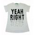 Футболка Yeah Right в пайетках (кремовый)9897 Футболка Yeah Right в пайетках (кремовый)9897